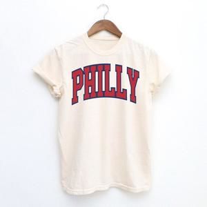 Phillies Philly Philadelphia Baseball Game Day Baseball Shirt Natural Color